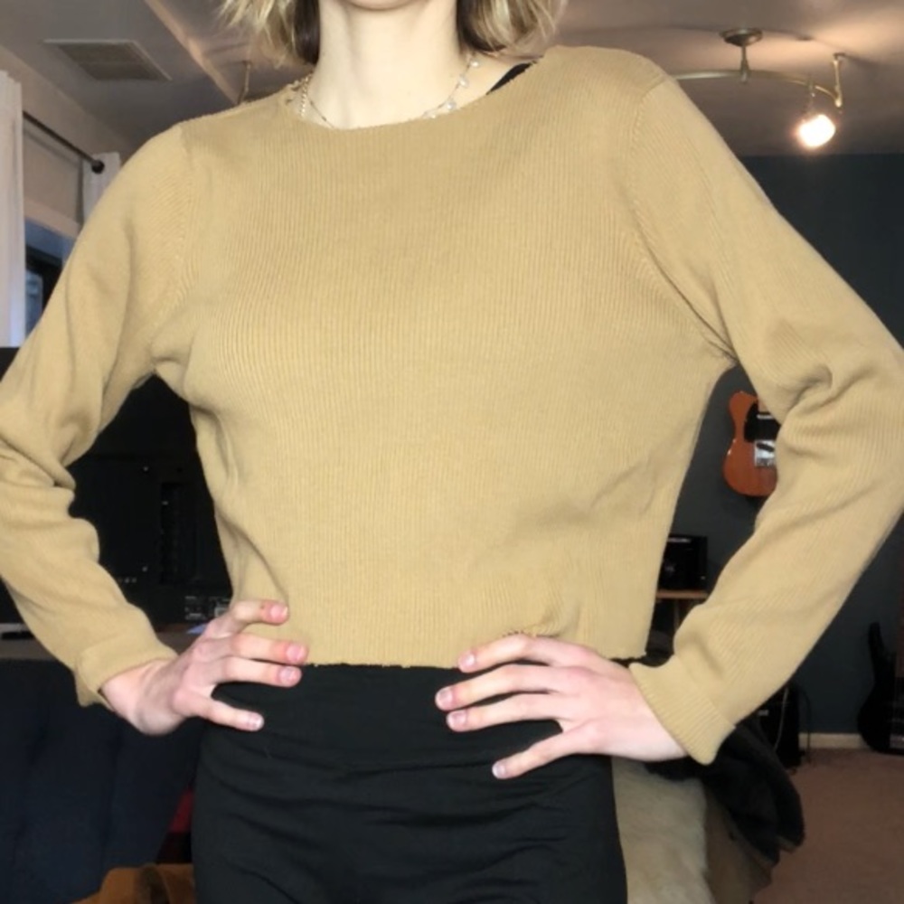 Vintage Crop Sweater